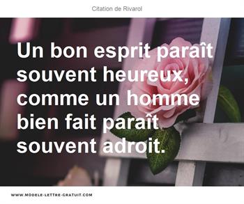 Citations Rivarol