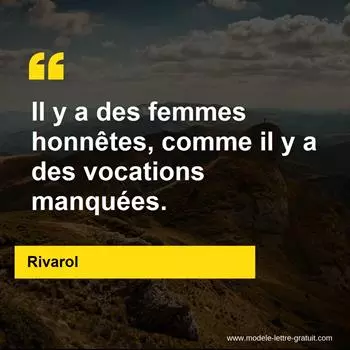 Citation Rivarol
