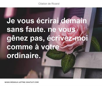 Citations Rivarol