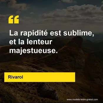 Citation Rivarol