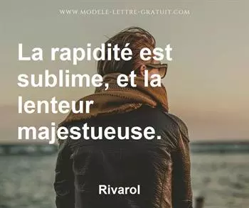 Citation de Rivarol