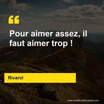 Citation Rivarol