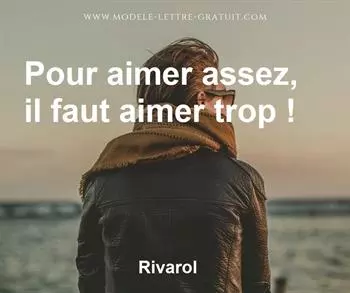 Citation de Rivarol