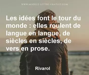 Citation de Rivarol