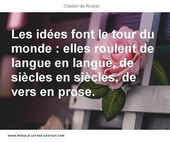 Citations Rivarol
