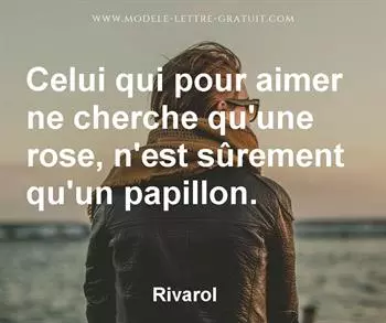 Citation de Rivarol