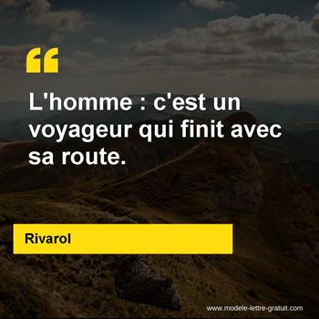 Citation de Rivarol