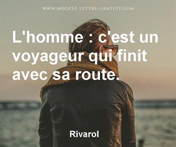 Citation de Rivarol