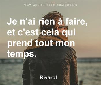 Citation de Rivarol