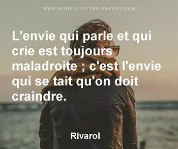 Citation de Rivarol