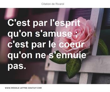 Citations Rivarol