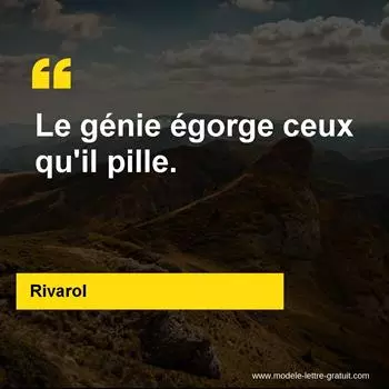 Citation Rivarol