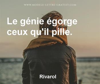 Citation de Rivarol