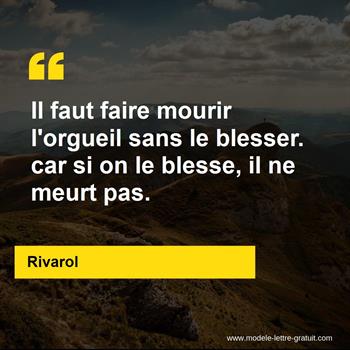 Citation de Rivarol