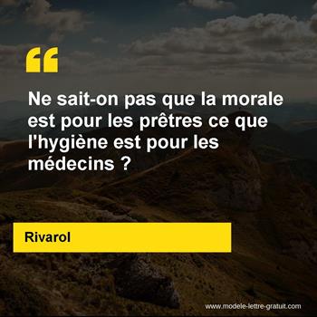 Citation de Rivarol