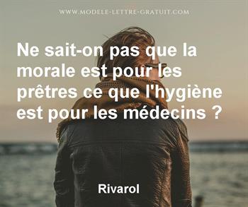 Citation de Rivarol