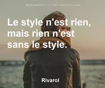 Citation de Rivarol