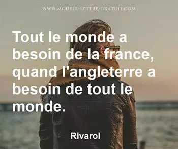 Citation de Rivarol