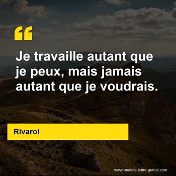 Citation de Rivarol