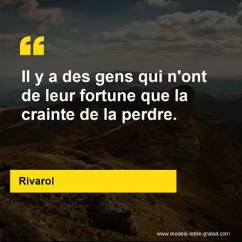 Citation Rivarol