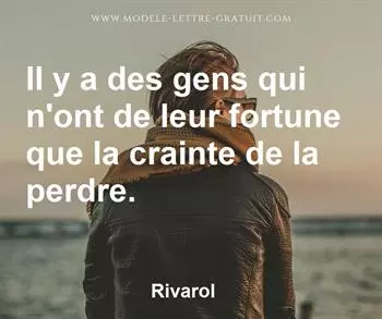 Citation de Rivarol