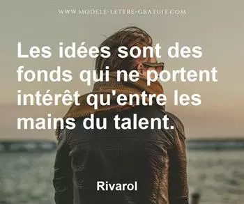 Citation de Rivarol
