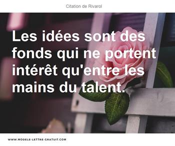 Citations Rivarol