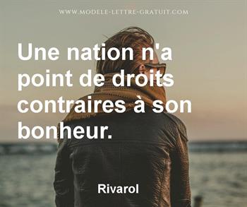 Citation de Rivarol