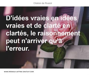 Citations Rivarol