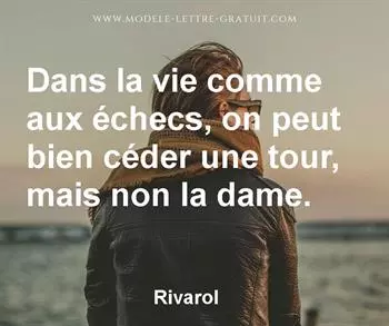 Citation de Rivarol