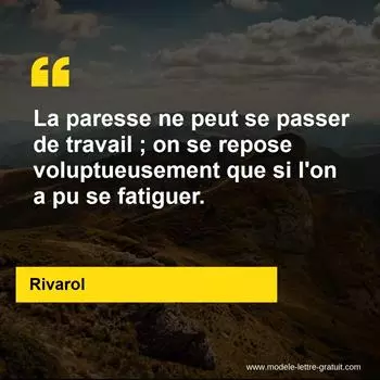Citation Rivarol