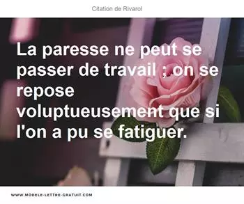 Citations Rivarol