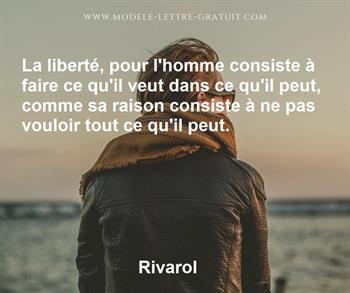 Citation de Rivarol