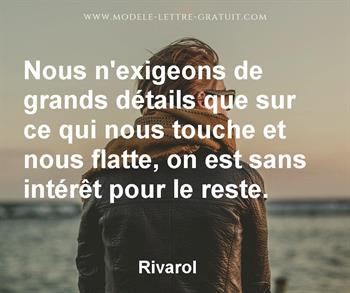 Citation de Rivarol