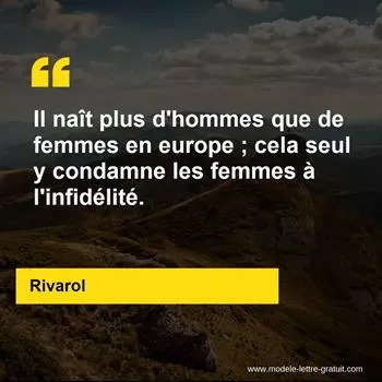Citation Rivarol