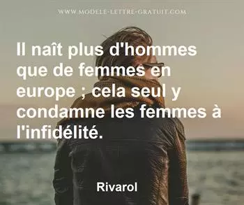 Citation de Rivarol