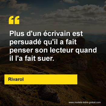 Citation de Rivarol