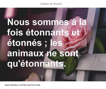 Citations Rivarol