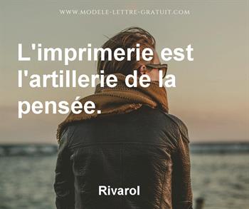 Citation de Rivarol