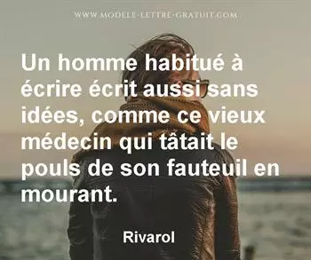 Citation de Rivarol