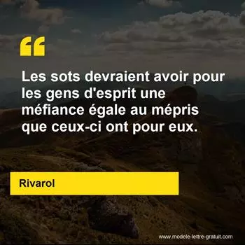 Citation Rivarol
