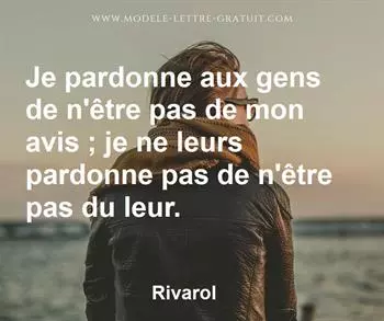 Citation de Rivarol