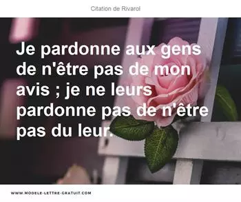 Citations Rivarol