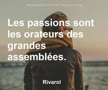 Citation de Rivarol