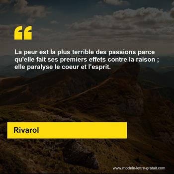 Citation de Rivarol