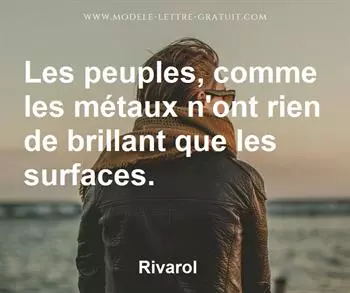 Citation de Rivarol
