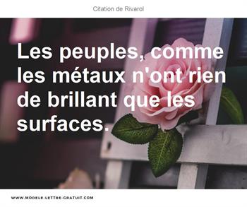 Citations Rivarol