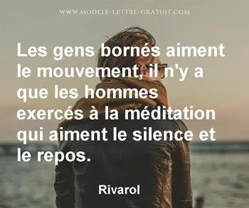 Citation de Rivarol