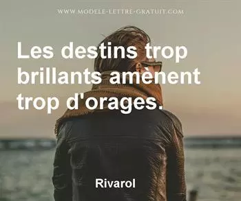 Citation de Rivarol
