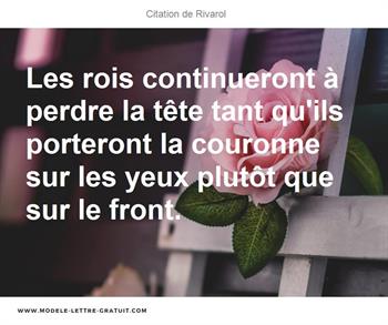 Citations Rivarol